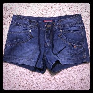 Denim shorts